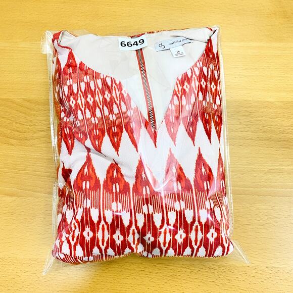 Established 1962 Sun Dress Womens Size 14 Orange Sleeveless A-Line Embroidered - Picture 14 of 14